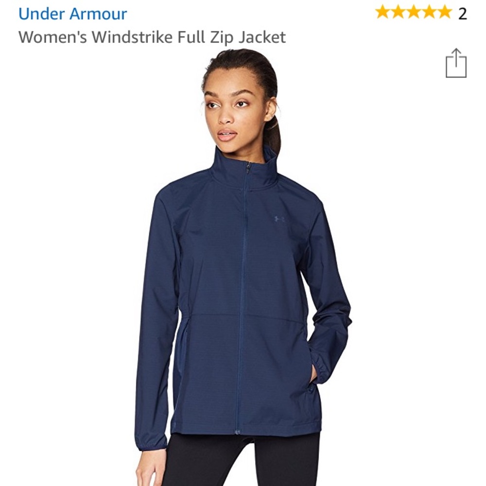 NWT Under Armor Windstrike Full Zip Jacket